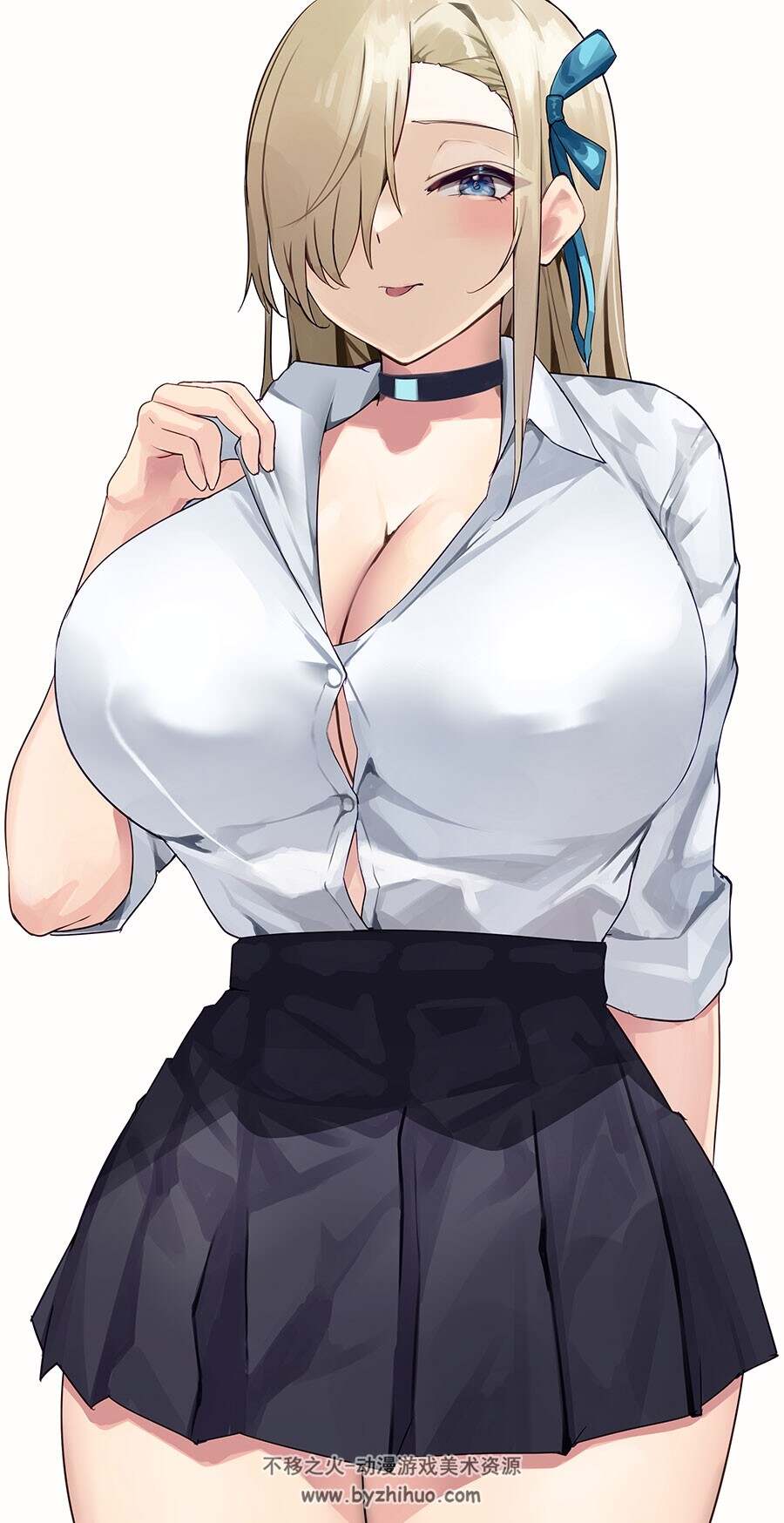 PIXIV画师 なまず 二次元少女插画美图 百度网盘下载 380P