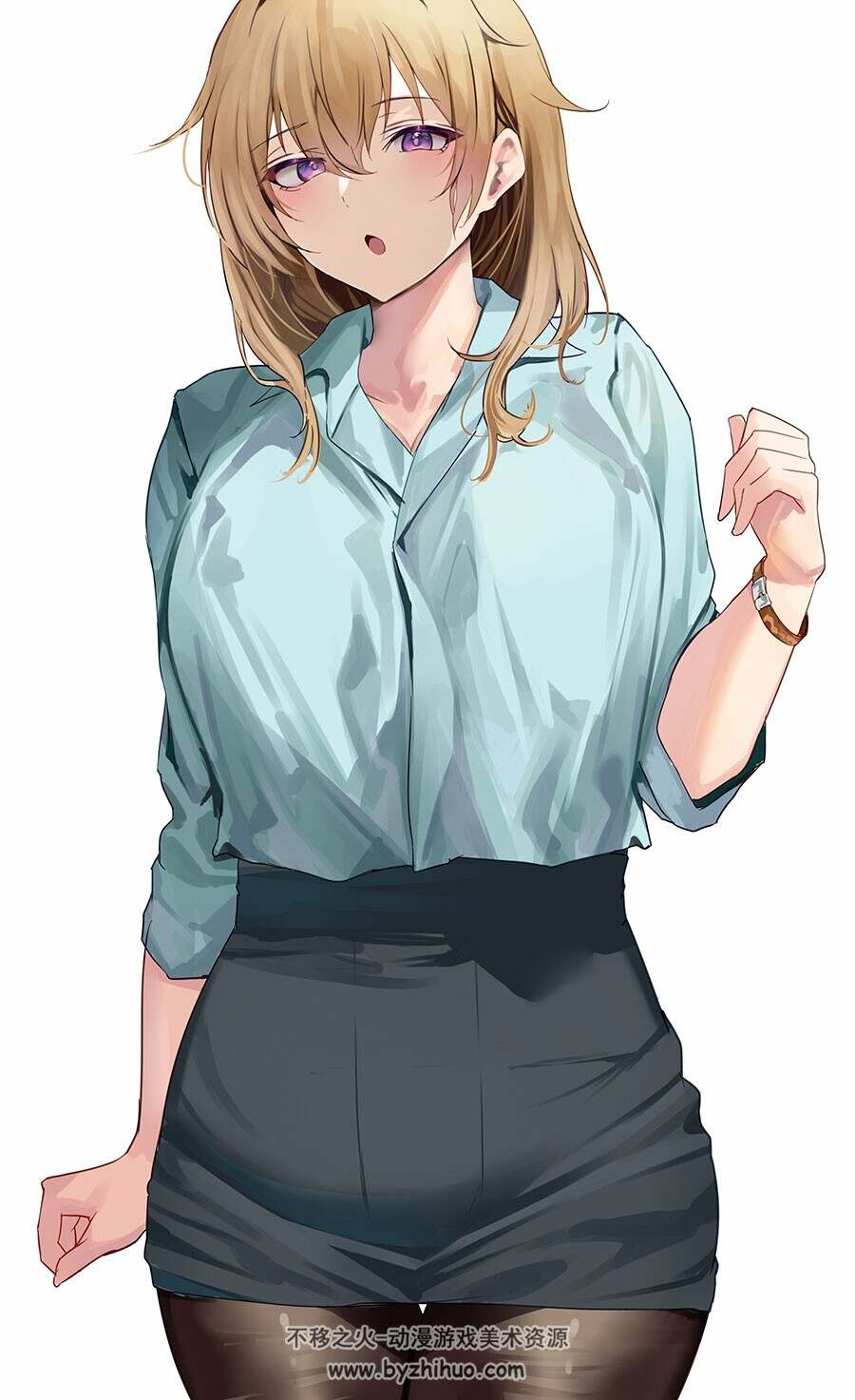 PIXIV画师 なまず 二次元少女插画美图 百度网盘下载 380P