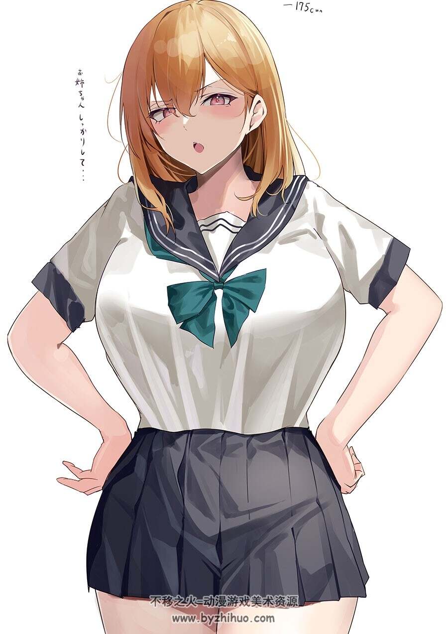 PIXIV画师 なまず 二次元少女插画美图 百度网盘下载 380P