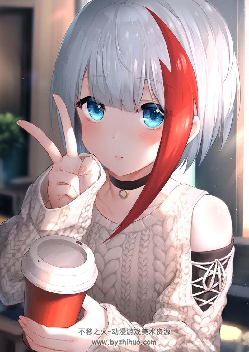 P站画师 Oyuwari 少女插画二次元壁纸图片 百度网盘下载