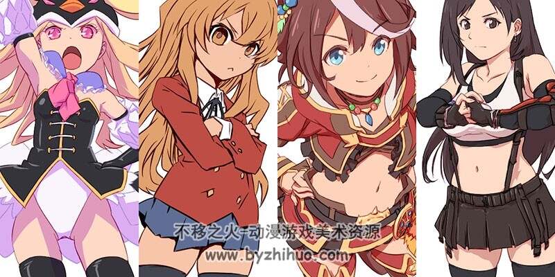 PIXIV画师 妬きそば蒼のり 日系二次元插画人物壁纸图包 百度网盘下载