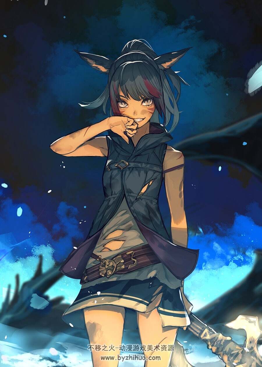 画师HIDE 插画壁纸二次元图包 百度网盘下载 187P