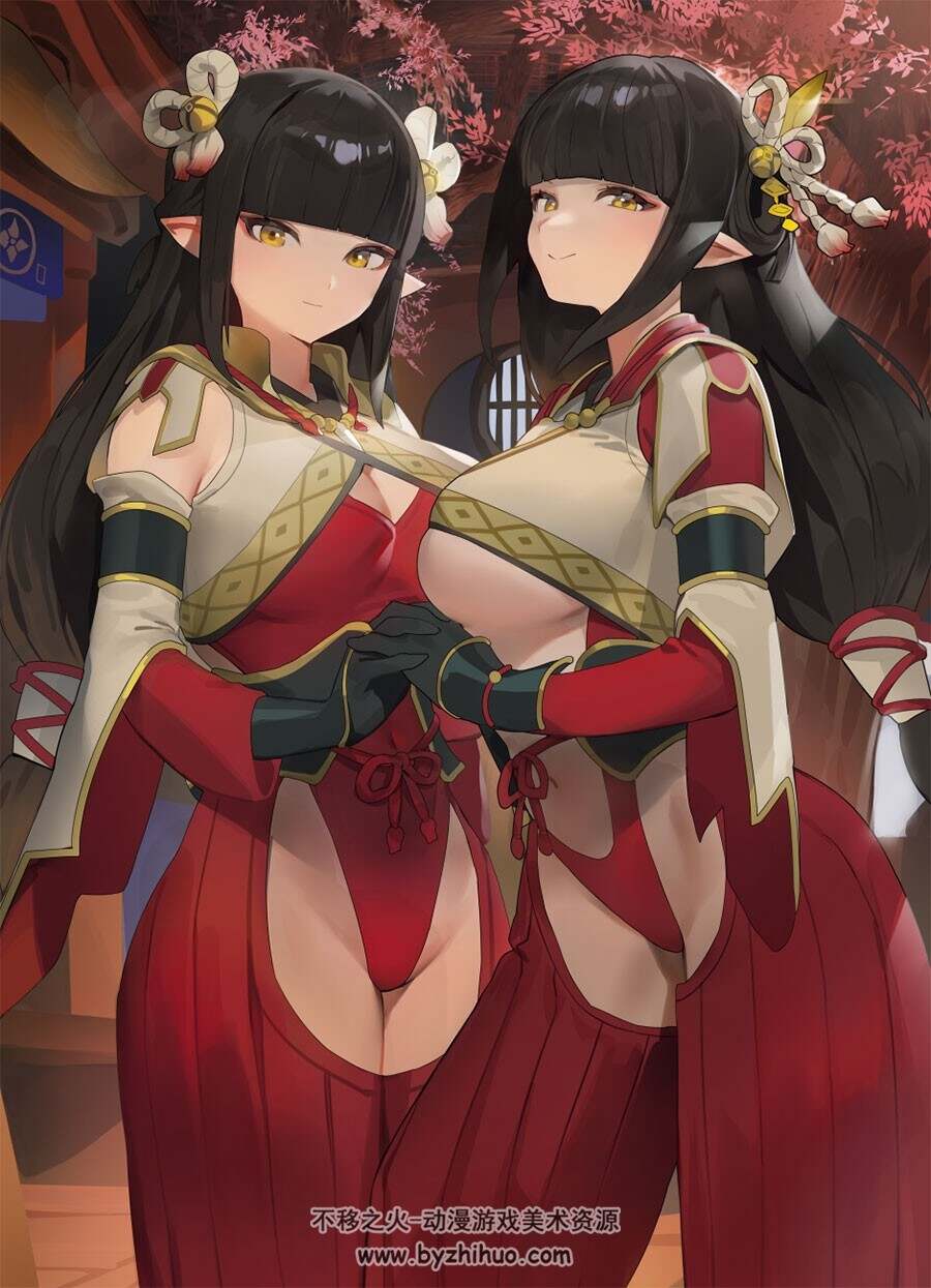 PIXIV画师 Hood 후드 少女插画二次元壁纸图包 百度网盘下载 621P