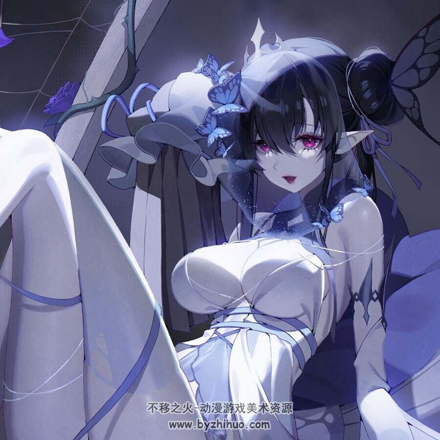 画师Earthworm 二次元同人插画壁纸图包 百度网盘下载 68P