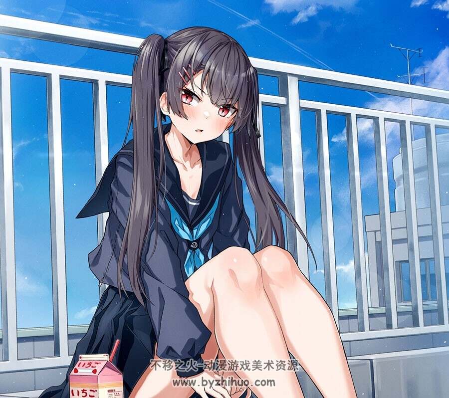 画师小鳥遊 啓 Pixiv二次元角色插画壁纸图包 百度网盘下载 481P