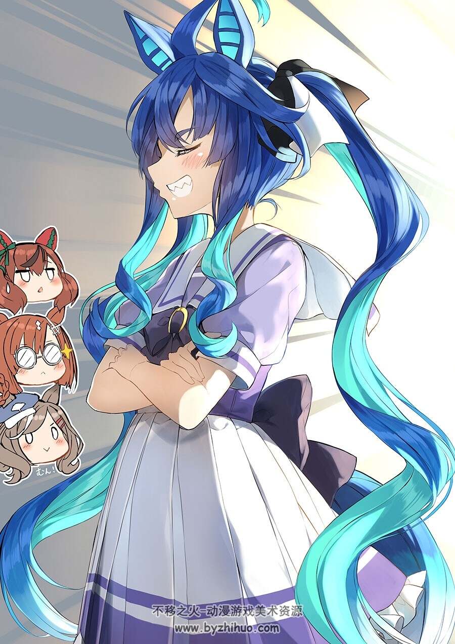 Pixiv画师 ぺんたごん 日系少女插画壁纸图包 百度网盘下载 469P