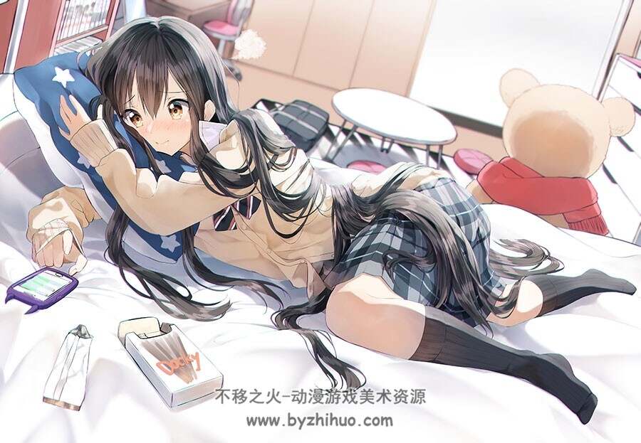 Pixiv画师 ぺんたごん 日系少女插画壁纸图包 百度网盘下载 469P