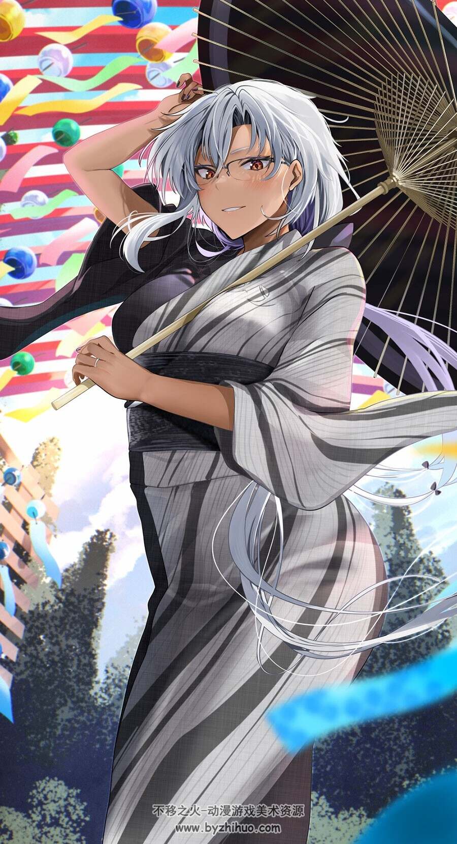 P站画师 Yunamaro 二次元角色插画壁纸图包 百度网盘下载 951P