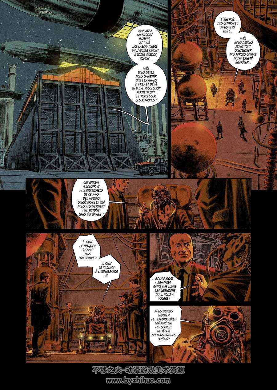 Les Trois Fantômes De Tesla 第3册 Richard Marazano 漫画下载