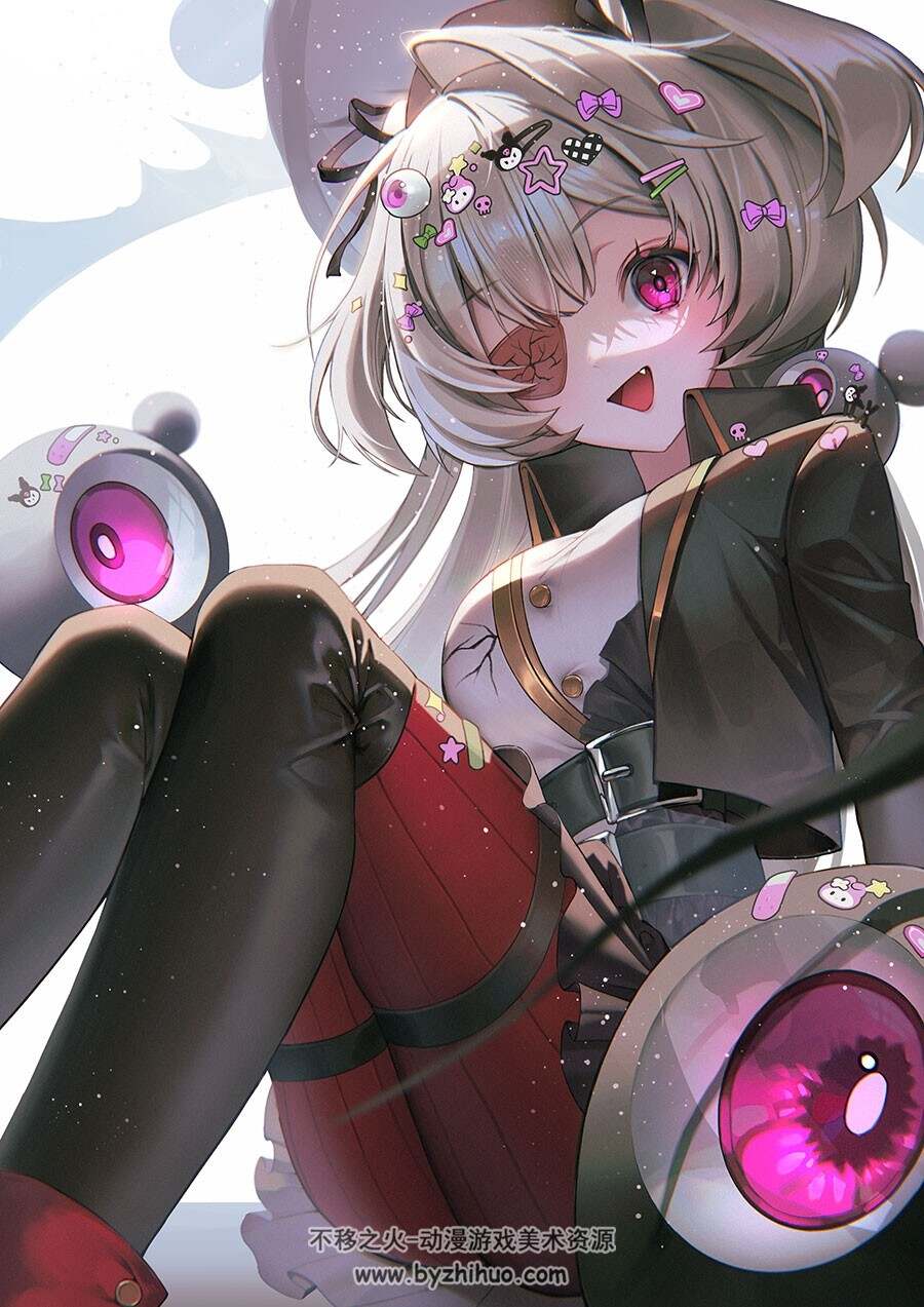PIXIV画师 KKUNI 二次元壁纸美图 百度网盘下载 24P