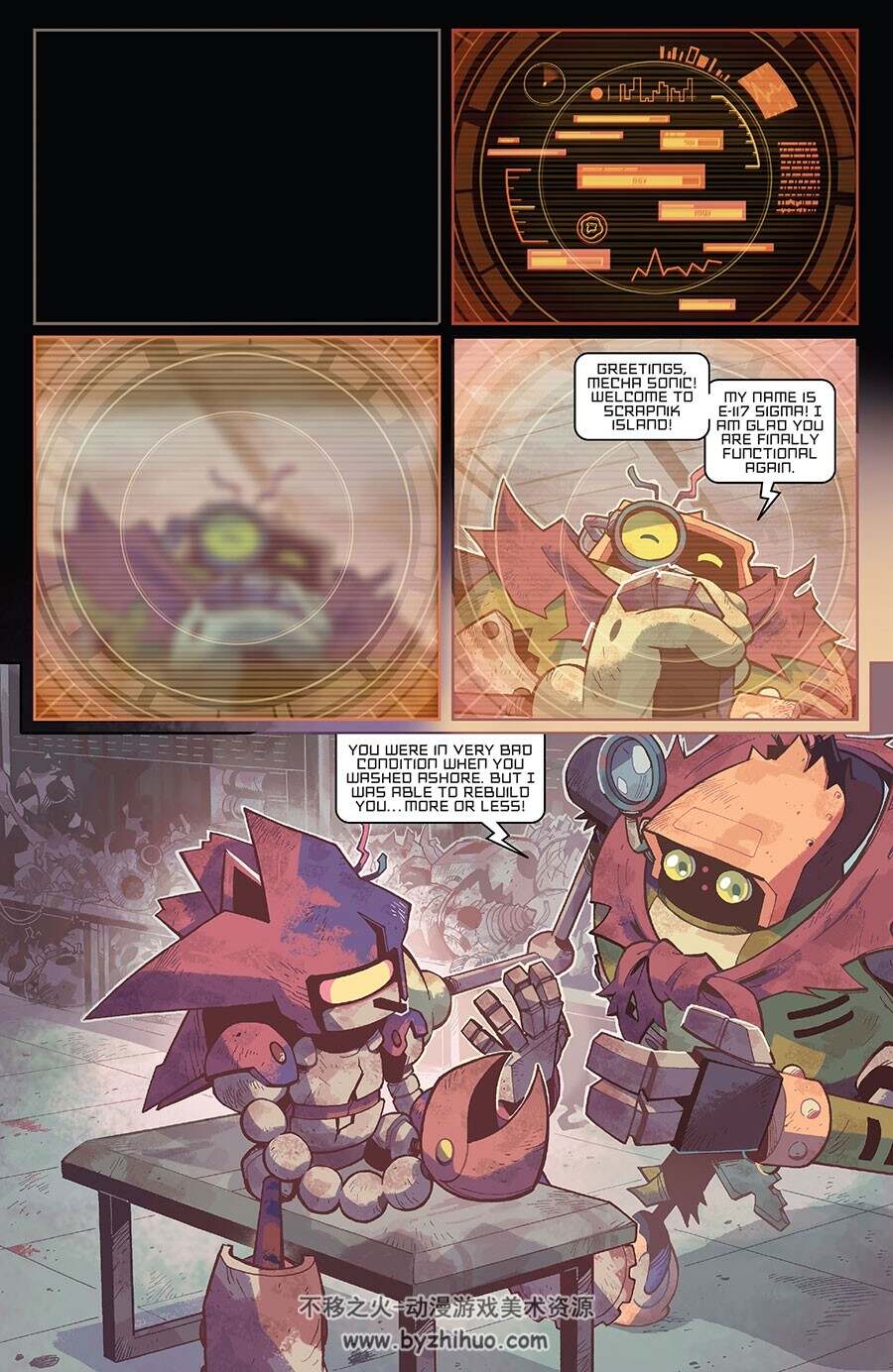Sonic the Hedgehog: Scrapnik Island 第3册 Daniel Barnes 漫画下载