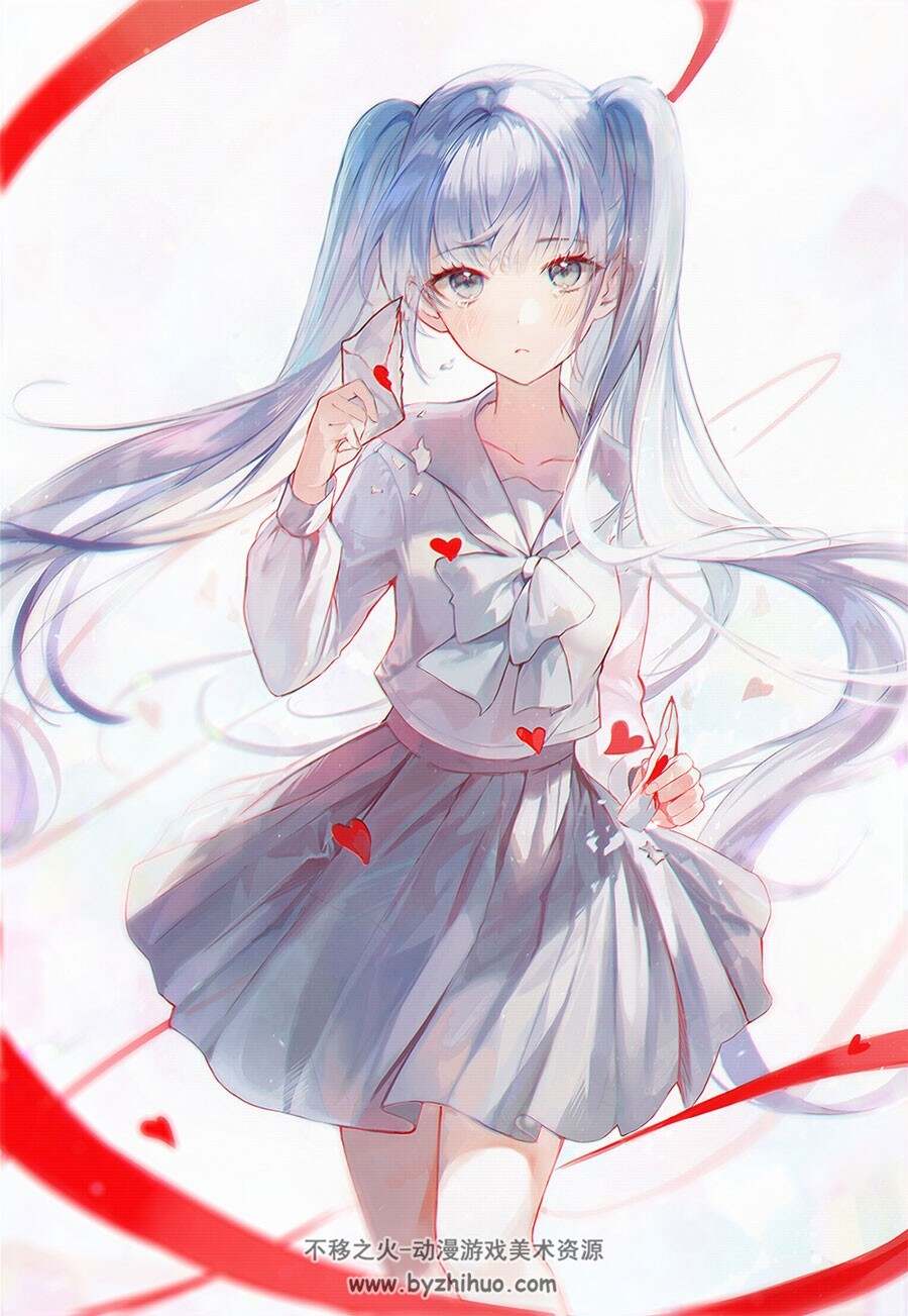 画师DABY 唯美人物插画壁纸图包 百度网盘下载 33P