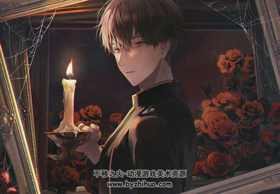 画师DABY 唯美人物插画壁纸图包 百度网盘下载 33P