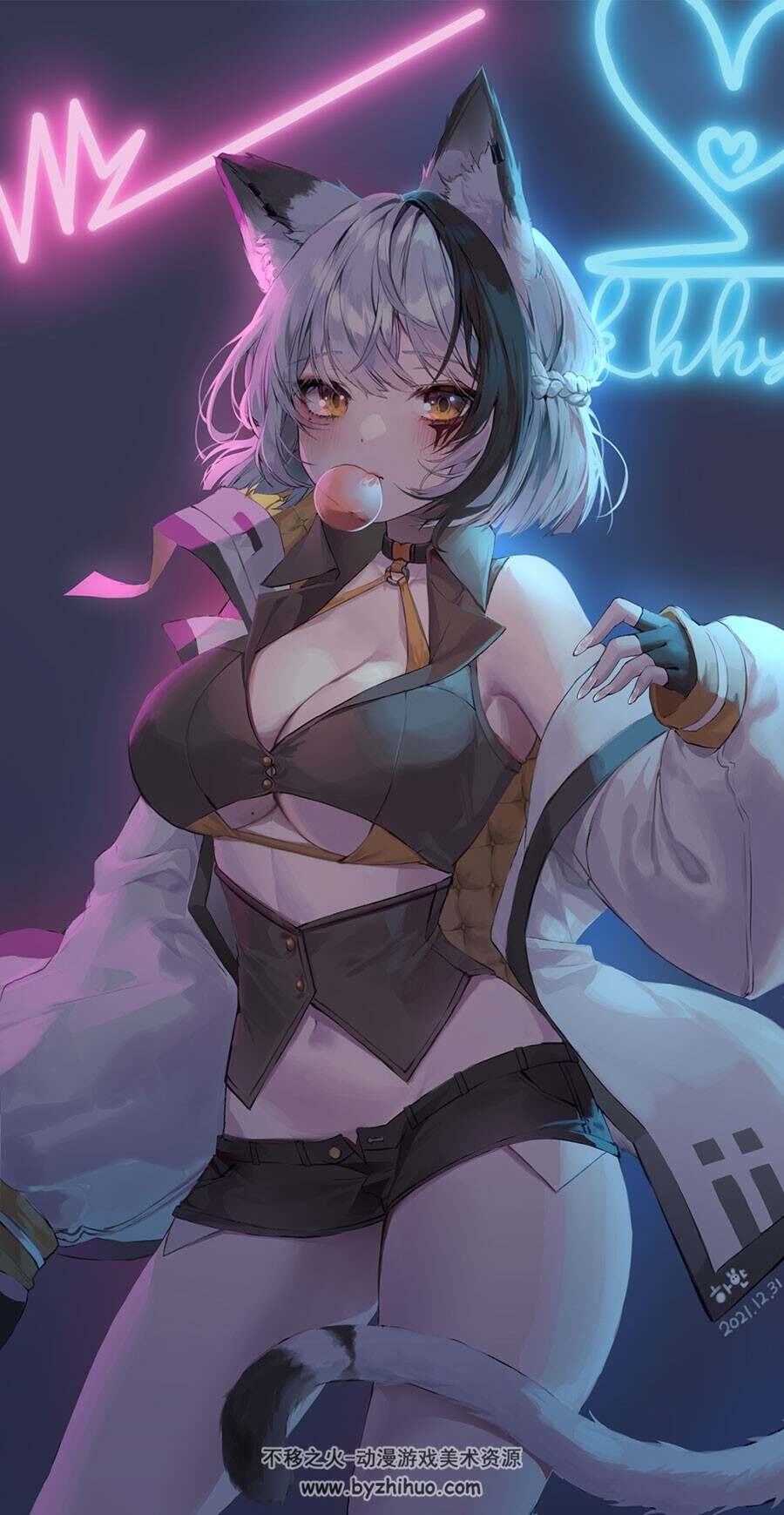 插画师hayan 少女插画壁纸图包 百度网盘下载 84P