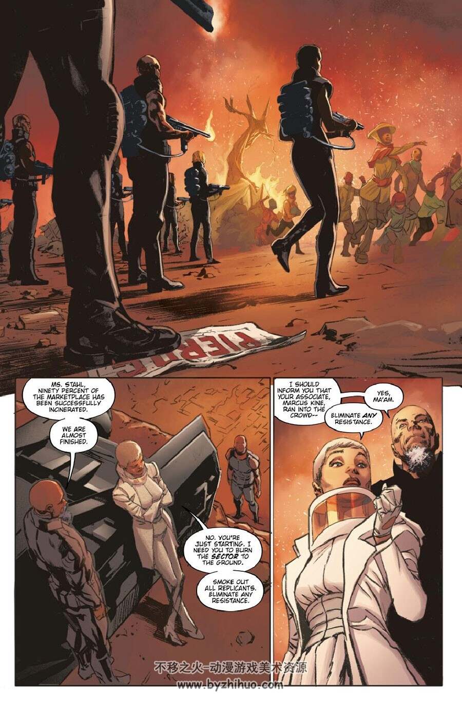 Blade Runner Origins Burning 第3册 Mike Johnson 漫画下载