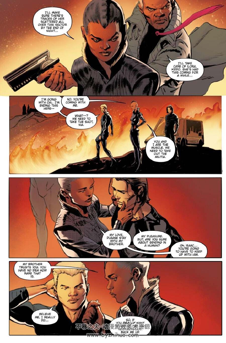 Blade Runner Origins Burning 第3册 Mike Johnson 漫画下载