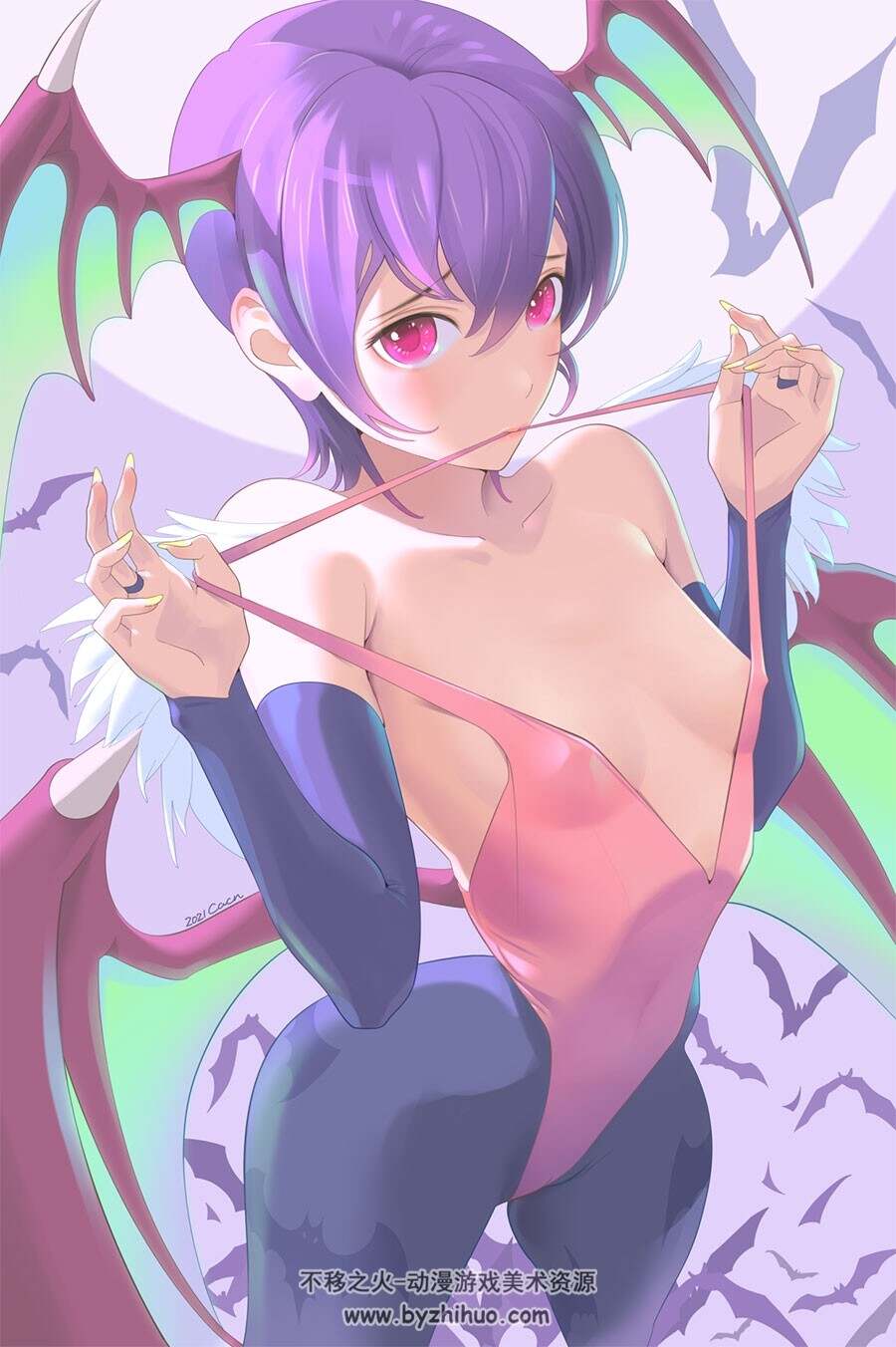 PIXIV画师 Cacn 插画壁纸图包 百度网盘下载 41P