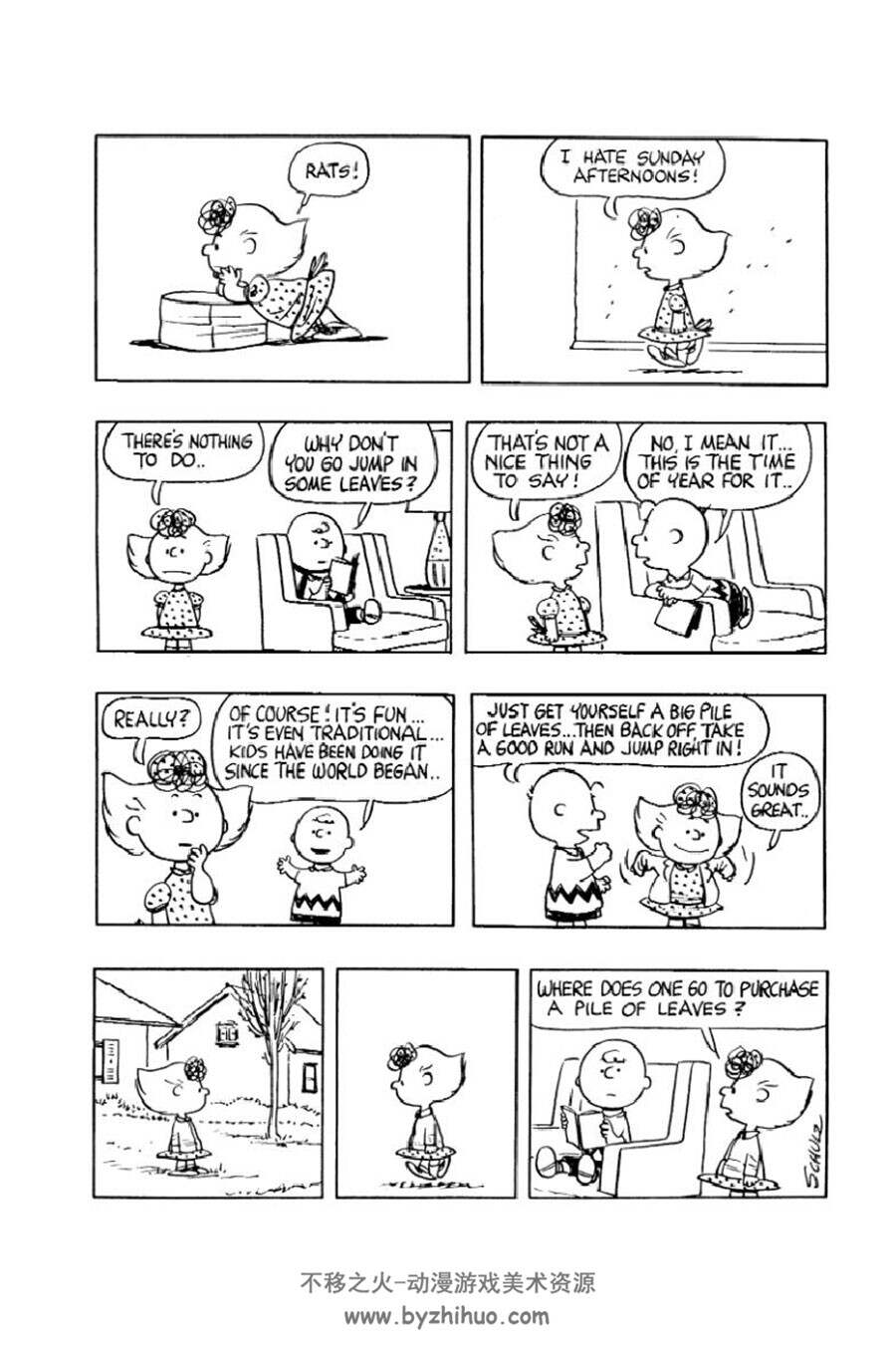 Sunday's Fun Day Charlie Brown Charles Schulz 漫画下载