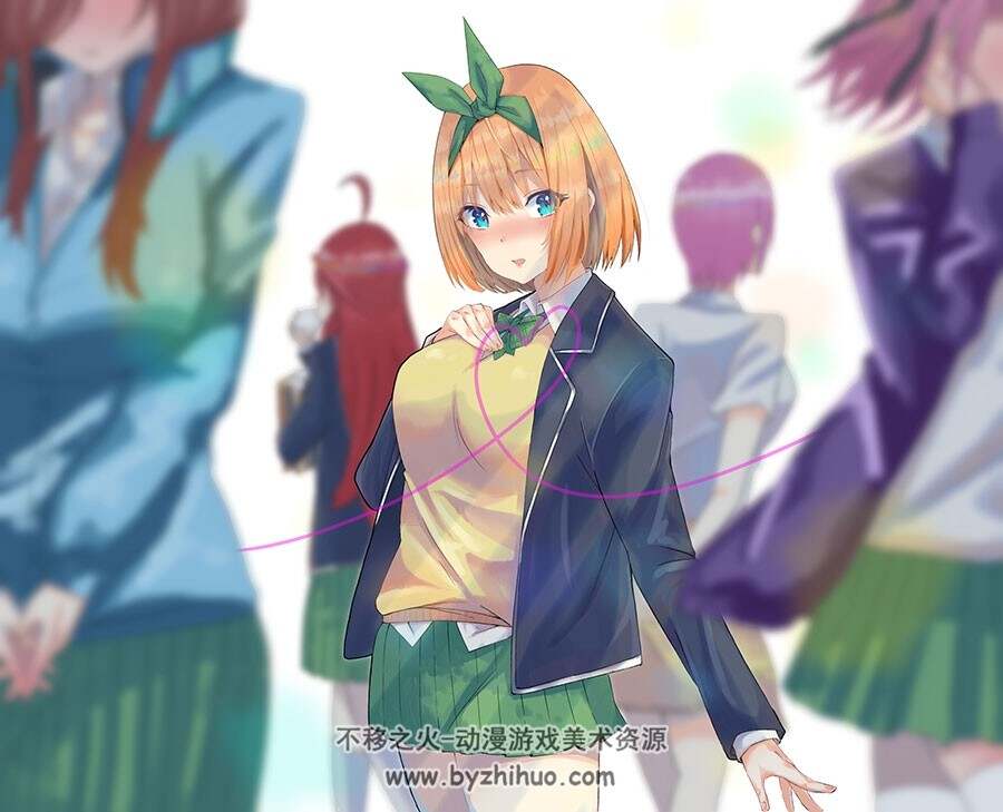 Pixiv画师 Udon. 插画人物壁纸图包 百度网盘下载 106P