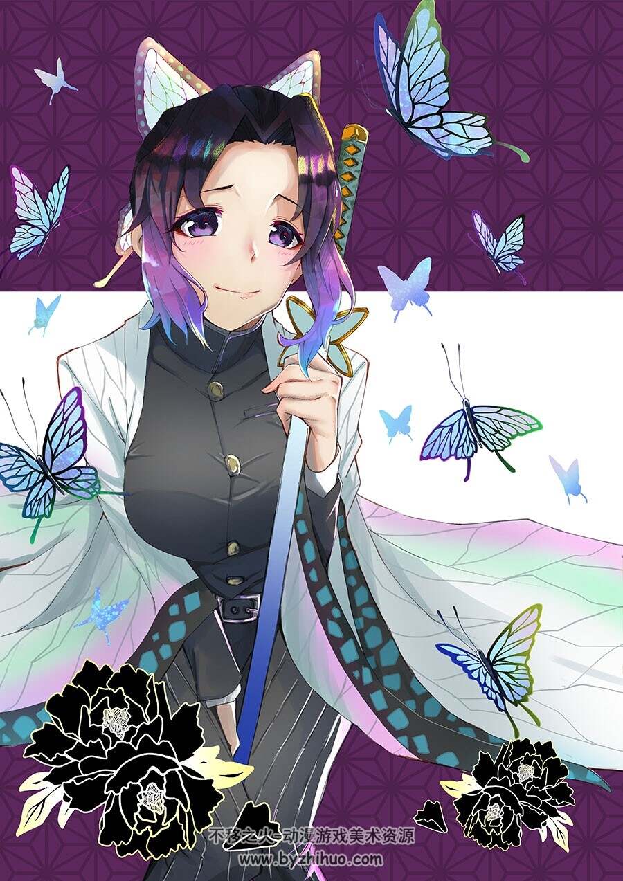 Pixiv画师 Udon. 插画人物壁纸图包 百度网盘下载 106P
