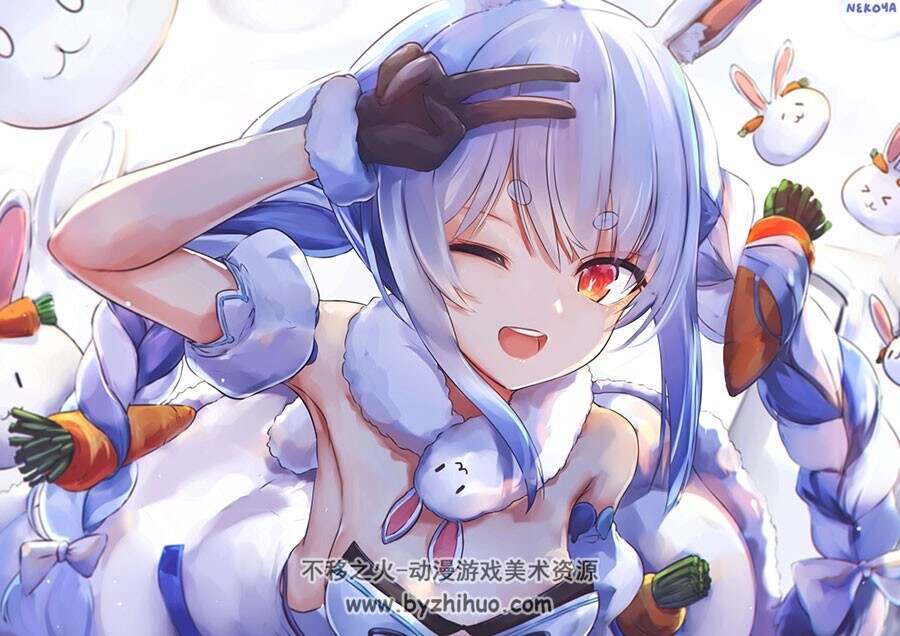 hololive 同人插画壁纸合集 百度网盘下载 124P