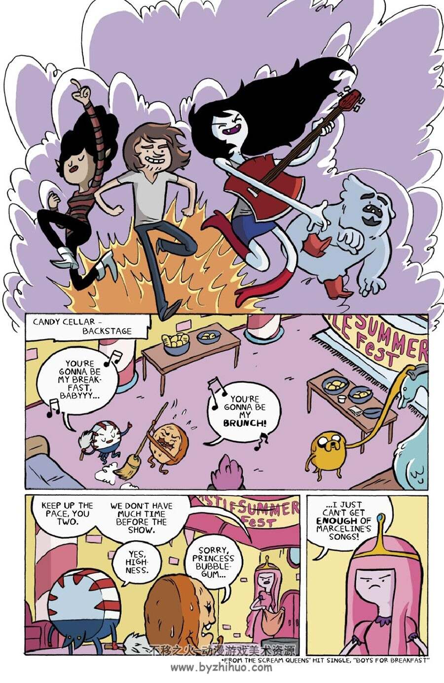 Adventure Time Marceline And The Scream Queens 漫画下载