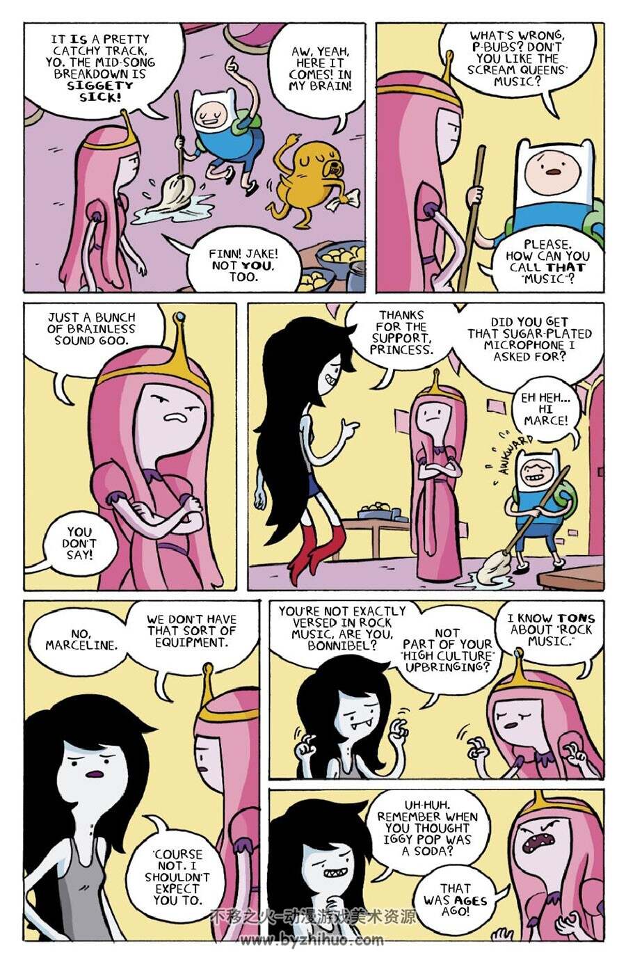 Adventure Time Marceline And The Scream Queens 漫画下载