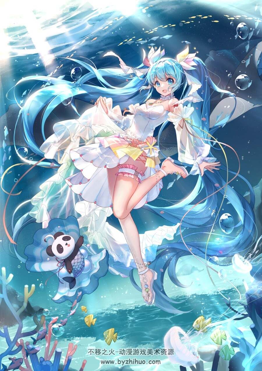 初音未来 精选二次元同人插画壁纸合集 百度网盘下载 111P