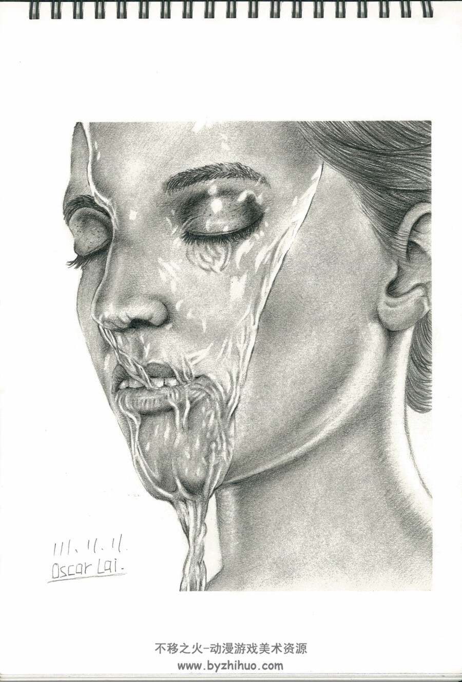 出水芙蓉的女郎