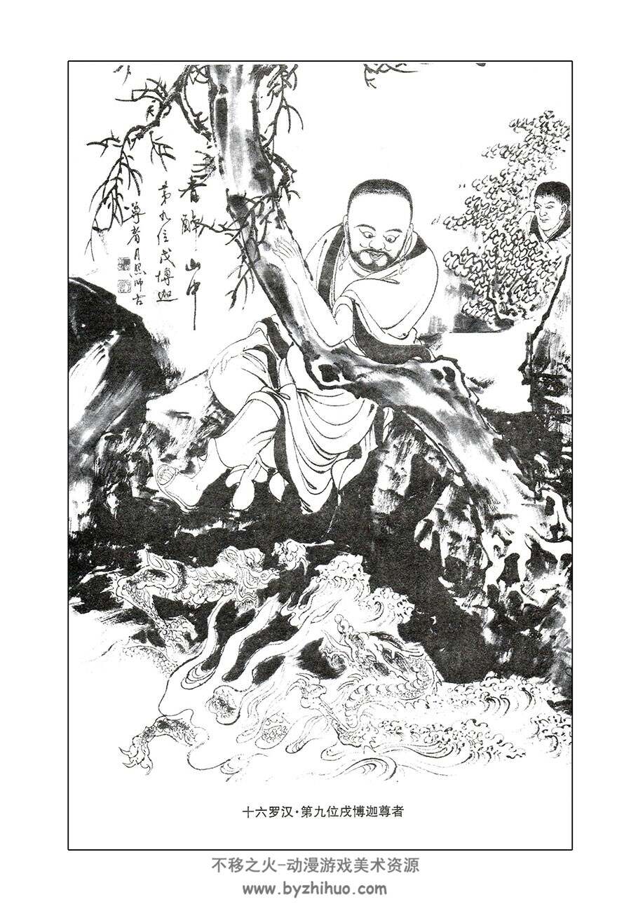 线描传统佛教人物 佛 观音工笔底稿250张打包 百度网盘下载