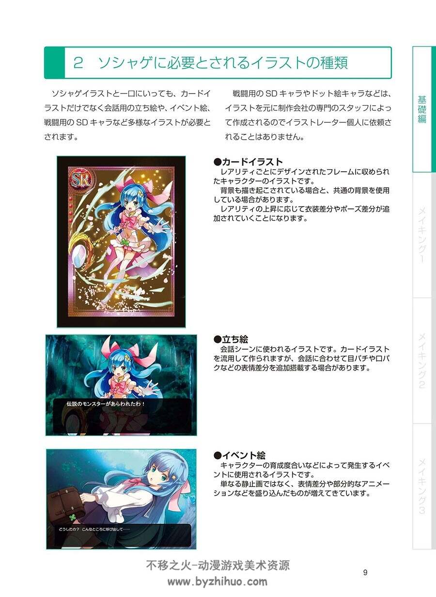 ソシャゲ絵師スキルアップ講座 Soshage风格角色插画教程 百度云下载