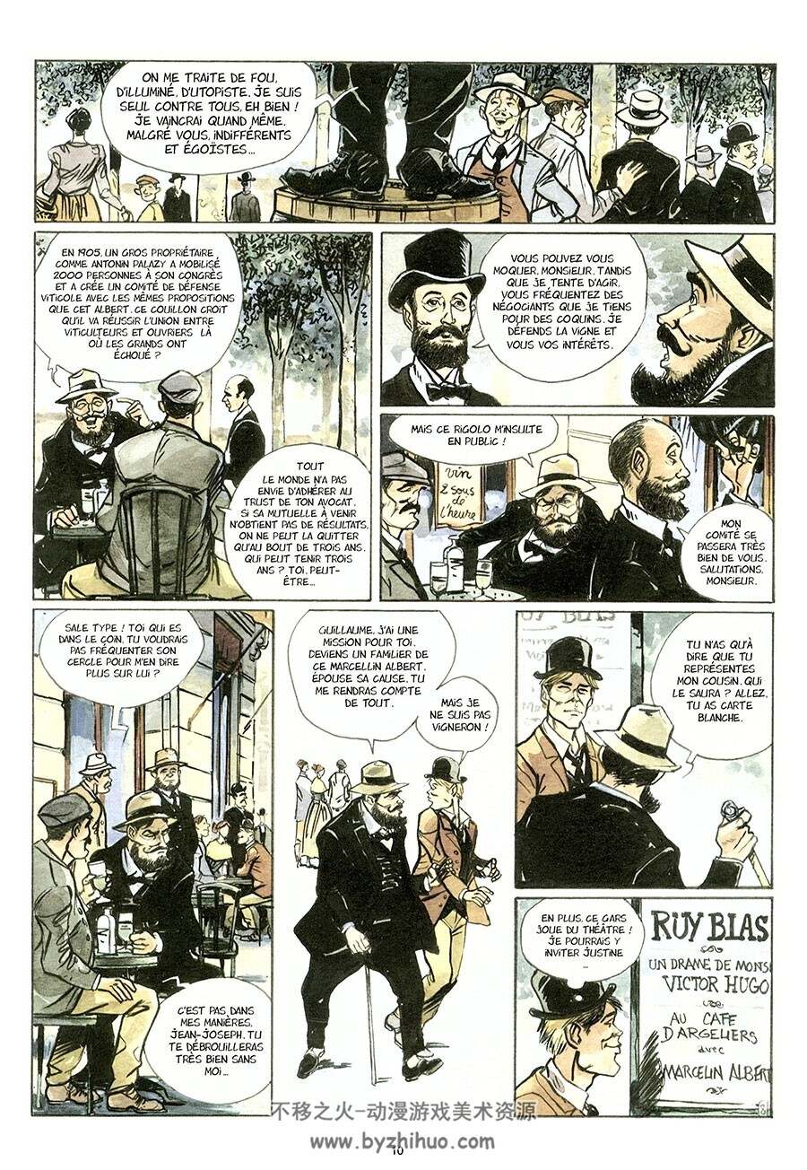 1907 La Longue Marche Des Vignerons Claude Ecken 漫画下载