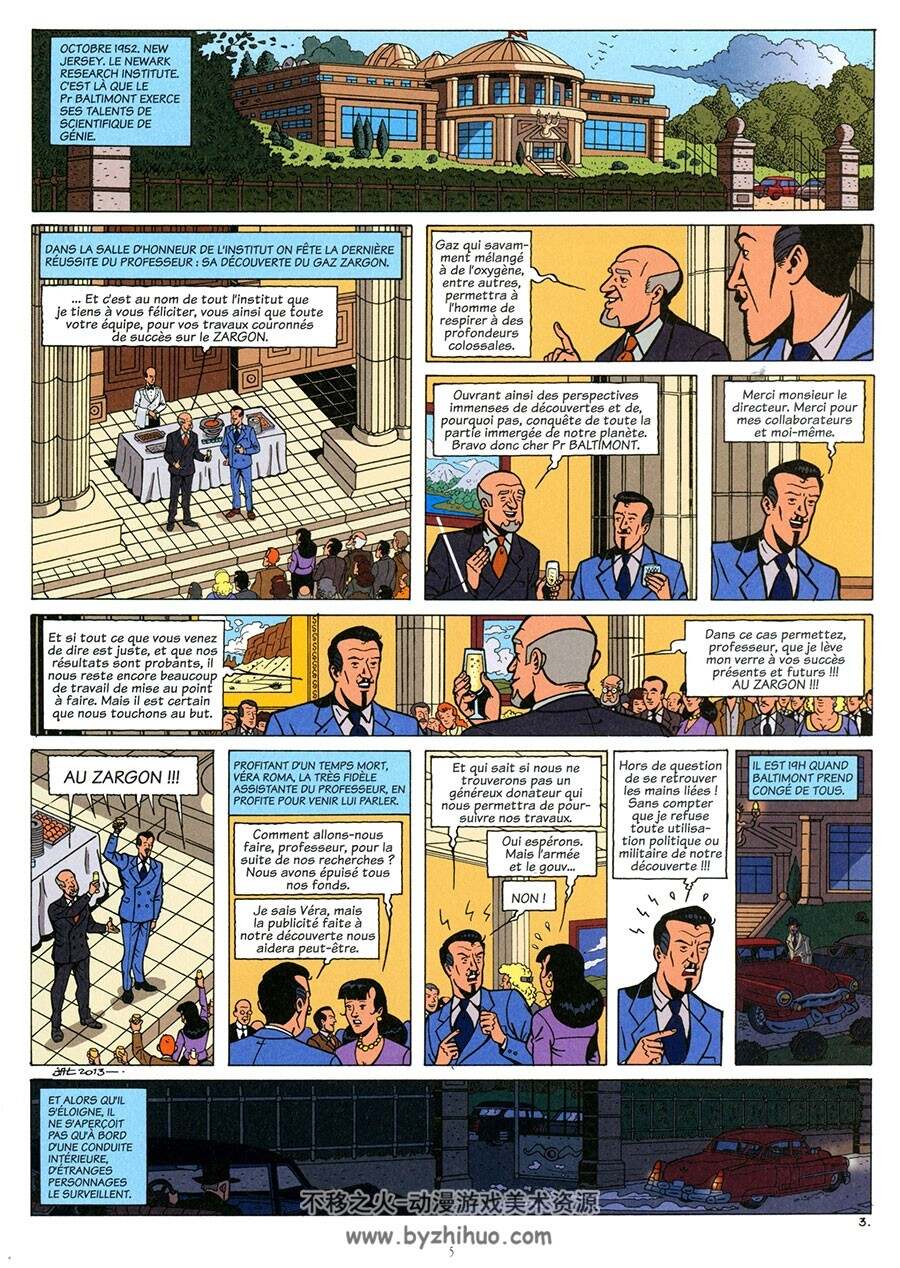 Les Aventures Du Professeur Baltimont 第1册 漫画下载