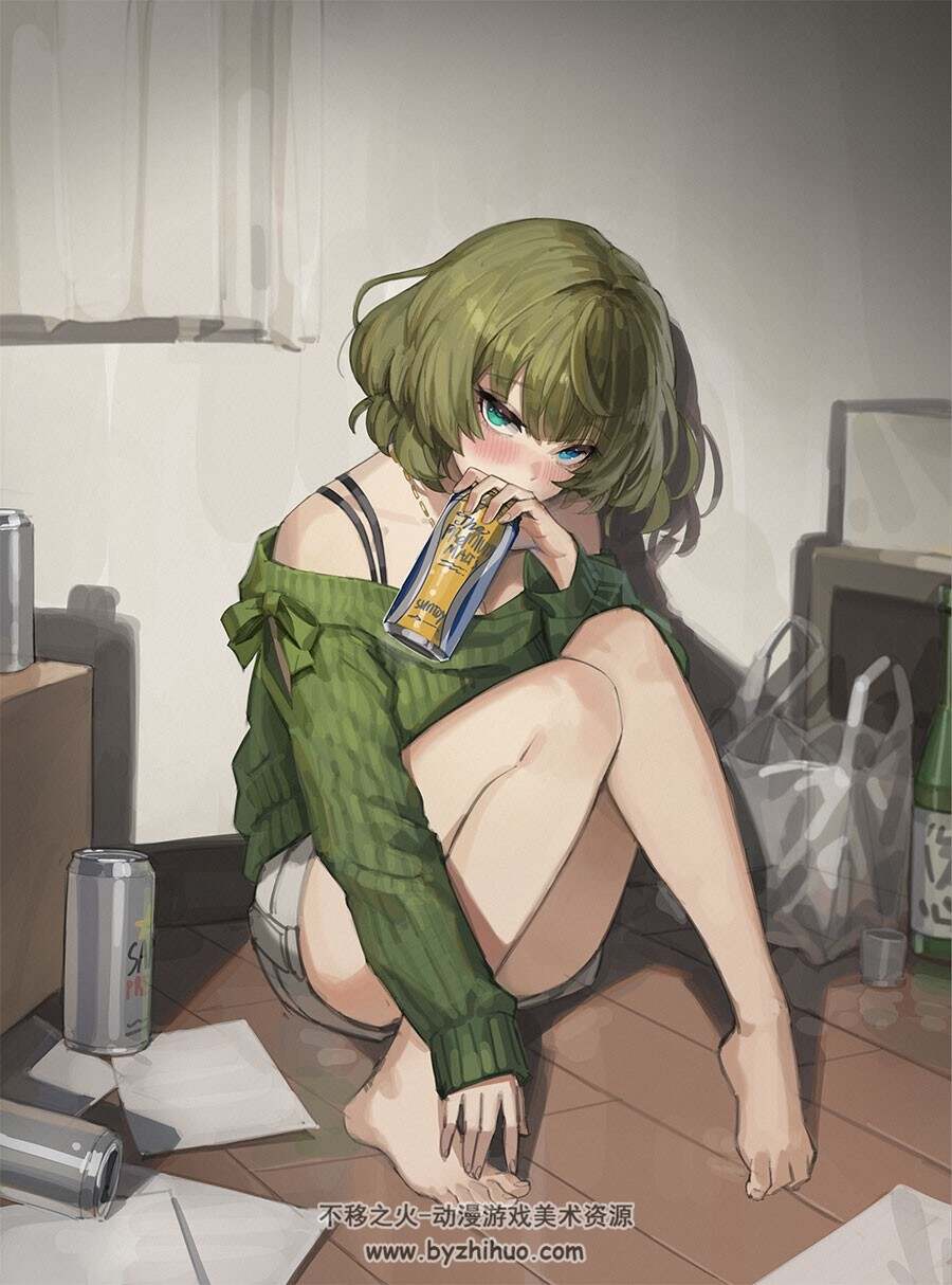 PIXIV画师 MaeNoo 二次元壁纸图包 百度网盘下载