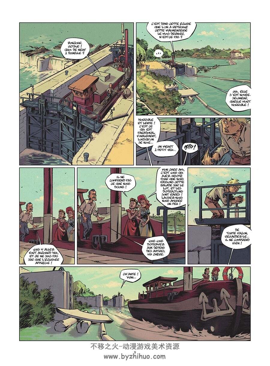 L'Écluse 一册 Philippe Pelaez 漫画下载