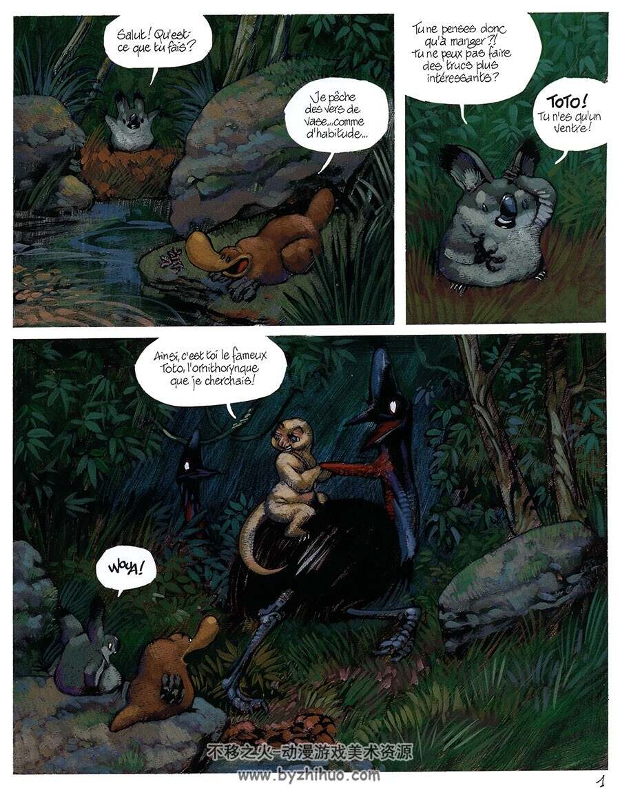 Toto L'ornithorynque 第4册 Éric Omond 漫画下载