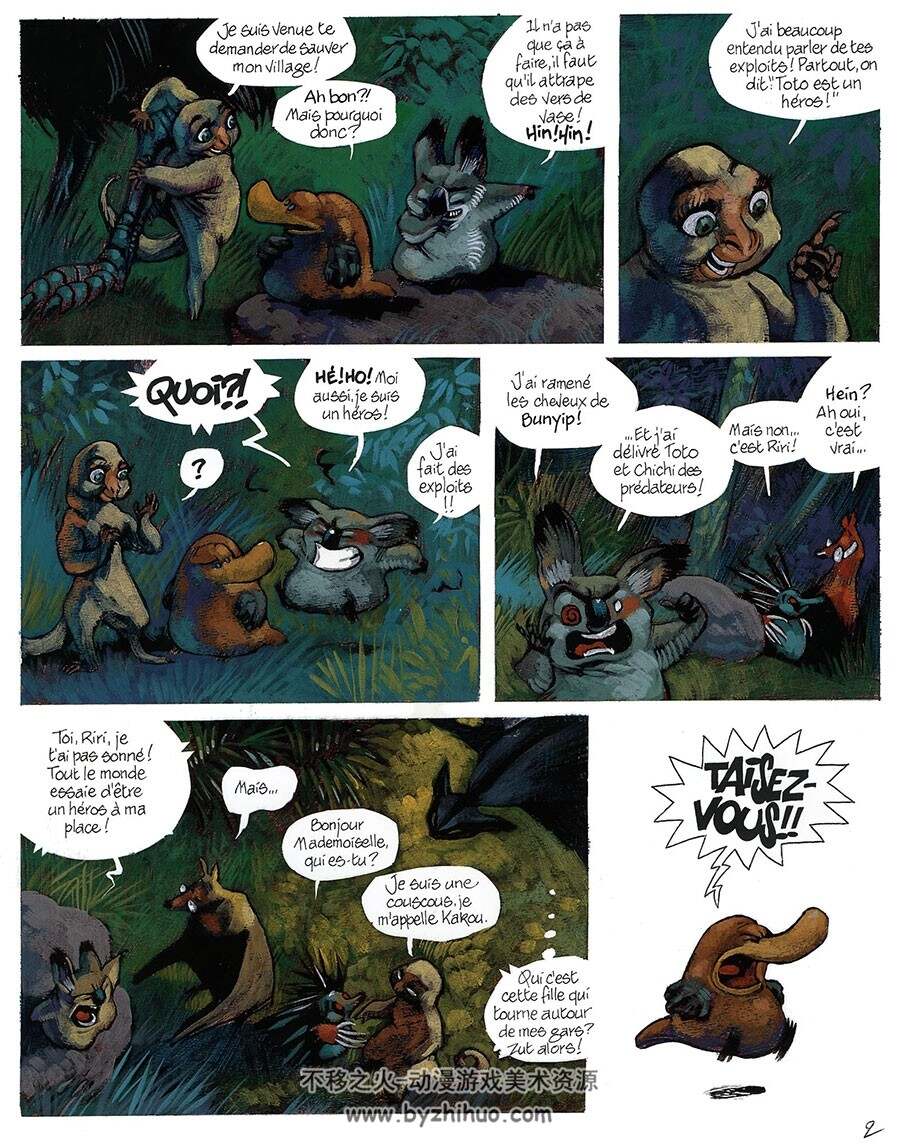 Toto L'ornithorynque 第4册 Éric Omond 漫画下载