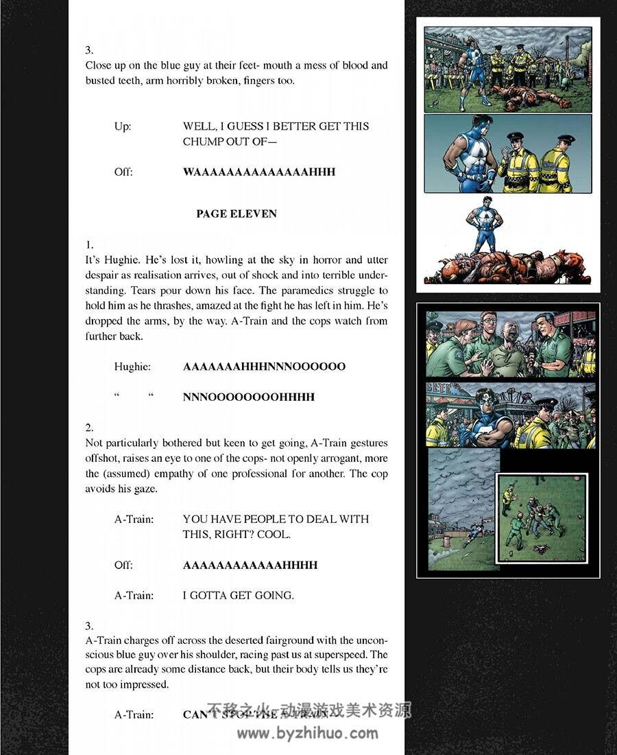 The Boys Script Book 第1册 Garth Ennis 漫画下载 - 不移之火资源网