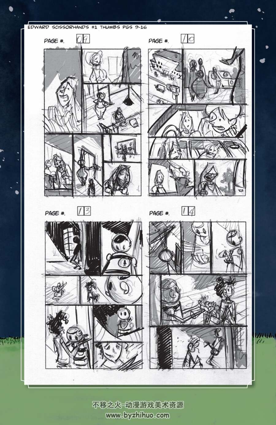剪刀手爱德华漫画版Edward Scissorhands v01-02 百度网盘下载