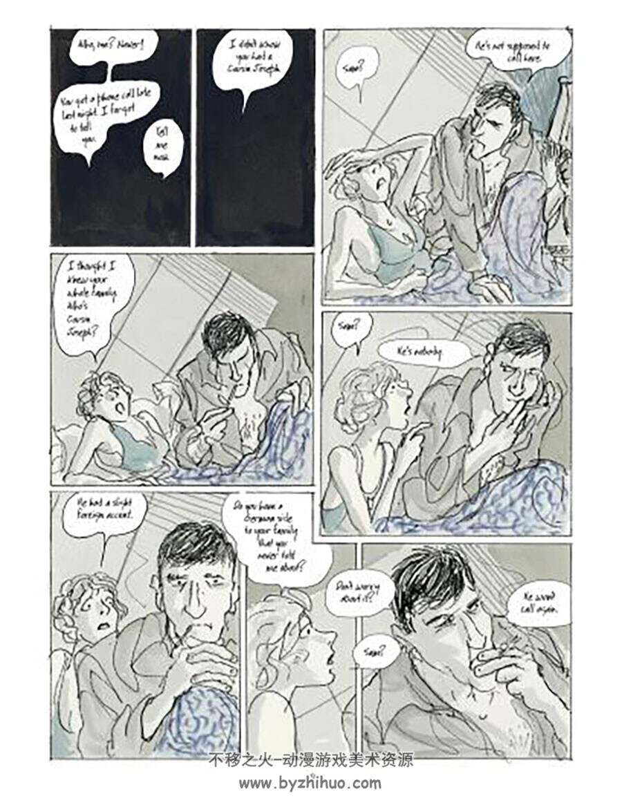 The Ghost Script: A Graphic Novel 一册 Jules Feiffer 漫画下载