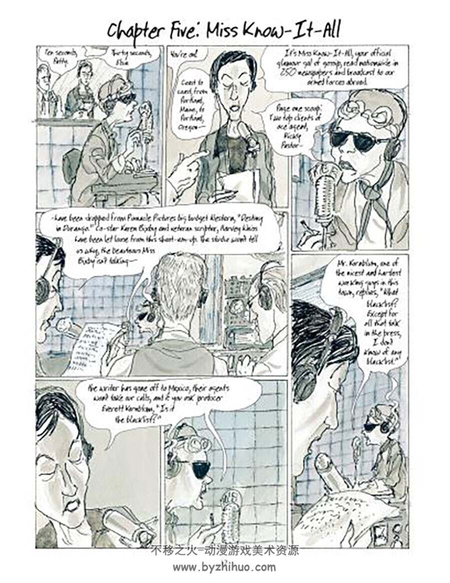 The Ghost Script: A Graphic Novel 一册 Jules Feiffer 漫画下载