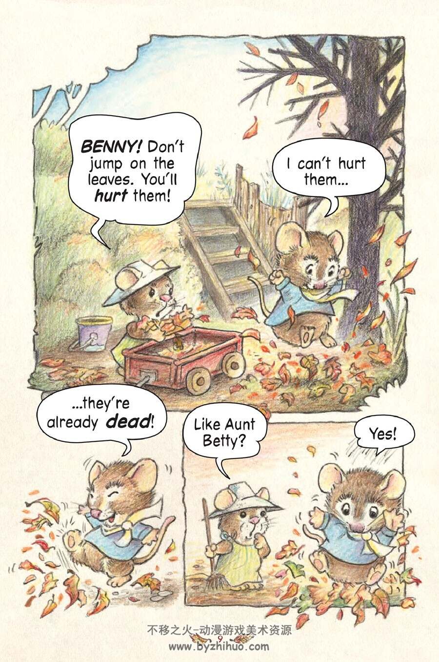Benny and Penny in How To Say Goodbye 一册 Geoffrey Hayes 漫画下载