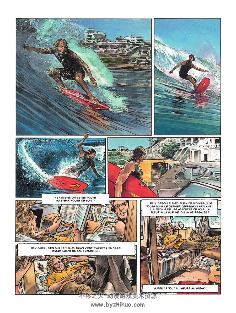 Hippie Surf Satori 一册 Alain Gardinier 漫画下载