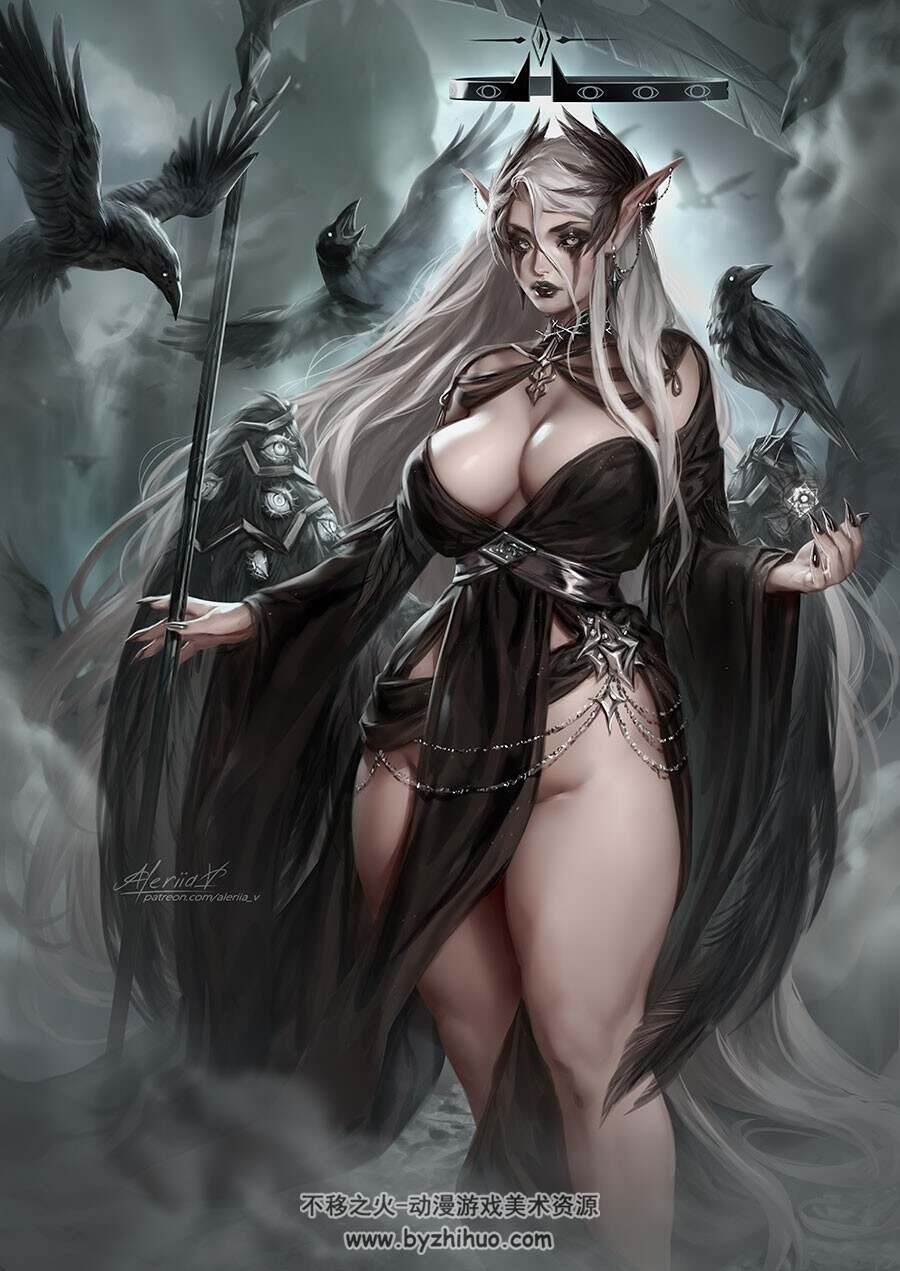 Aleriia_v-LeraPi 2023年2月插画图片壁纸 百度网盘下载 95P 548MB