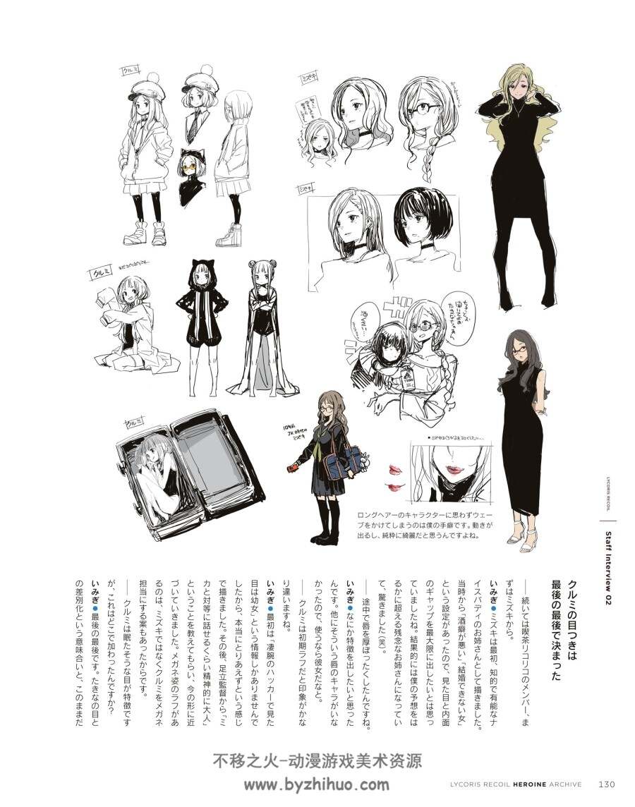 莉可丽丝原画设定集 Lycoris Recoil Heroine Archive Chisato & Takina.145P.58MB.jpg.百度云