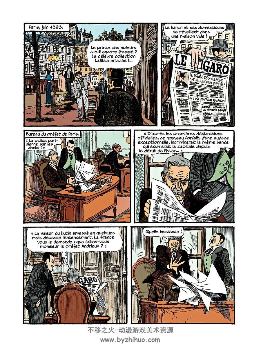 Arsène Lupin les origines 第3册 Christophe Gaultier 漫画下载
