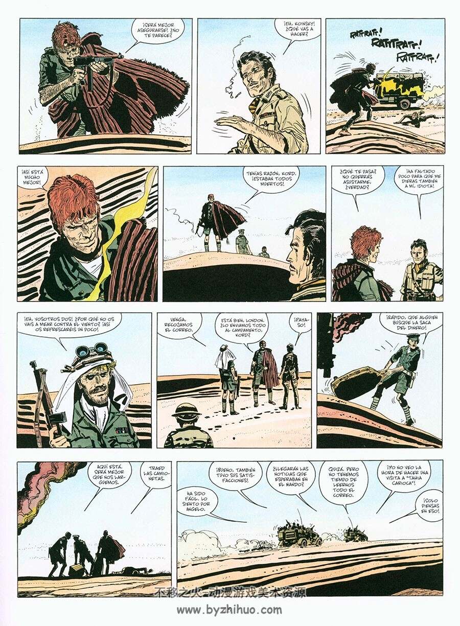 Los escorpiones del desierto 一册 Hugo Pratt 漫画下载