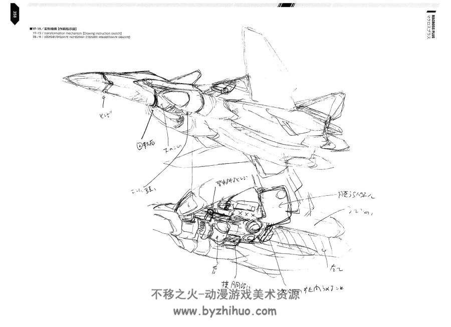 MACROSS 河森正治 DESIGNER`S NOTE 草稿设定集 630P 700MB jpg 百度网盘