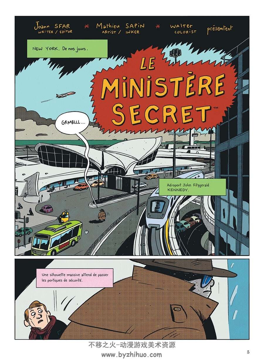 Le Ministère Secret 第1册 Joann Sfar 漫画下载