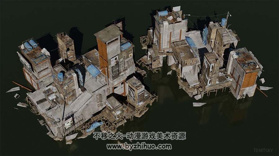 3D Coat 模块化城镇设计 百度网盘下载 9.48 GB